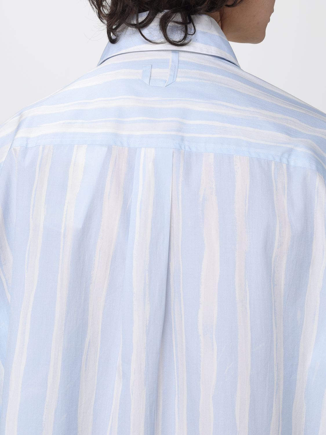 Shirt Men color Gnawed Blue