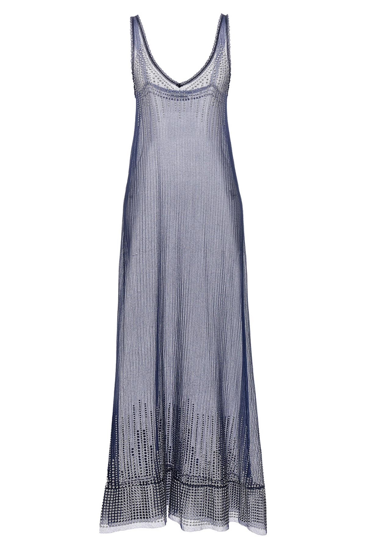 Studded Mesh Dress