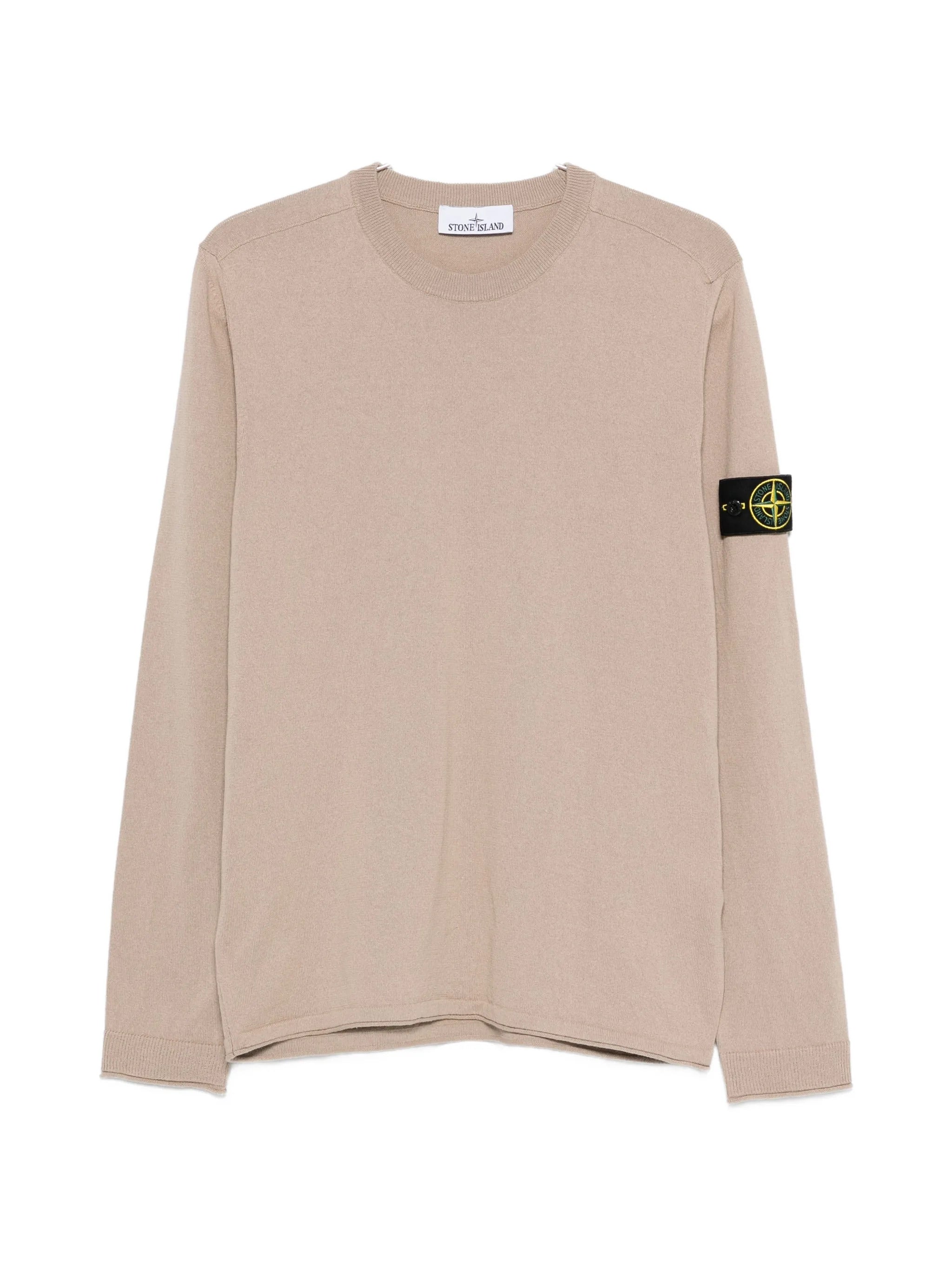 Ribbed Neckline Sweater for Men
