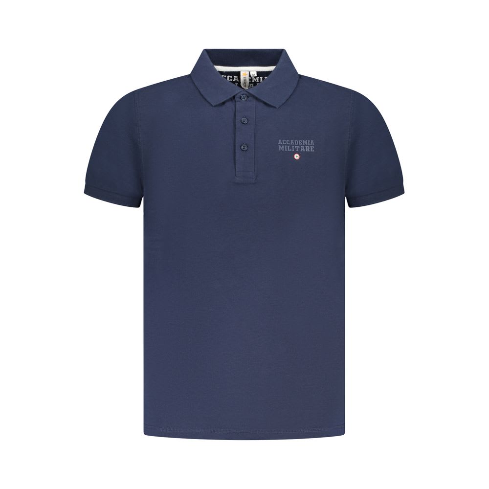 Navy Cotton Men Men's Polo
