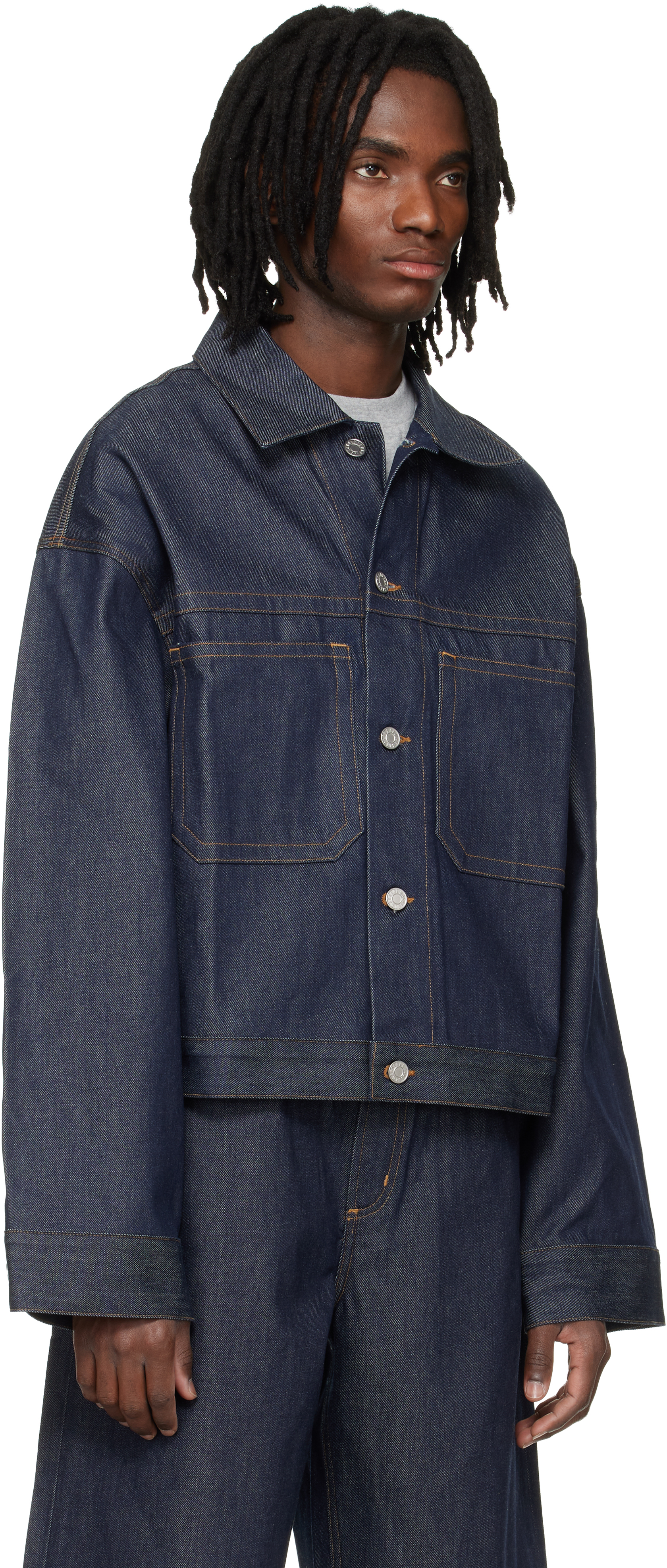 Navy Blaze Denim Jacket