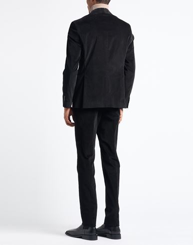 Manuel Ritz Man Suit Black Size 40 Cotton, Elastane