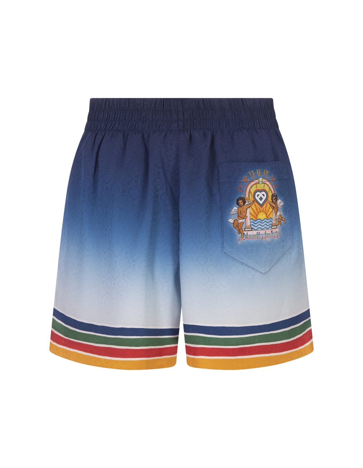 Studio De Musique silk shorts - Blue