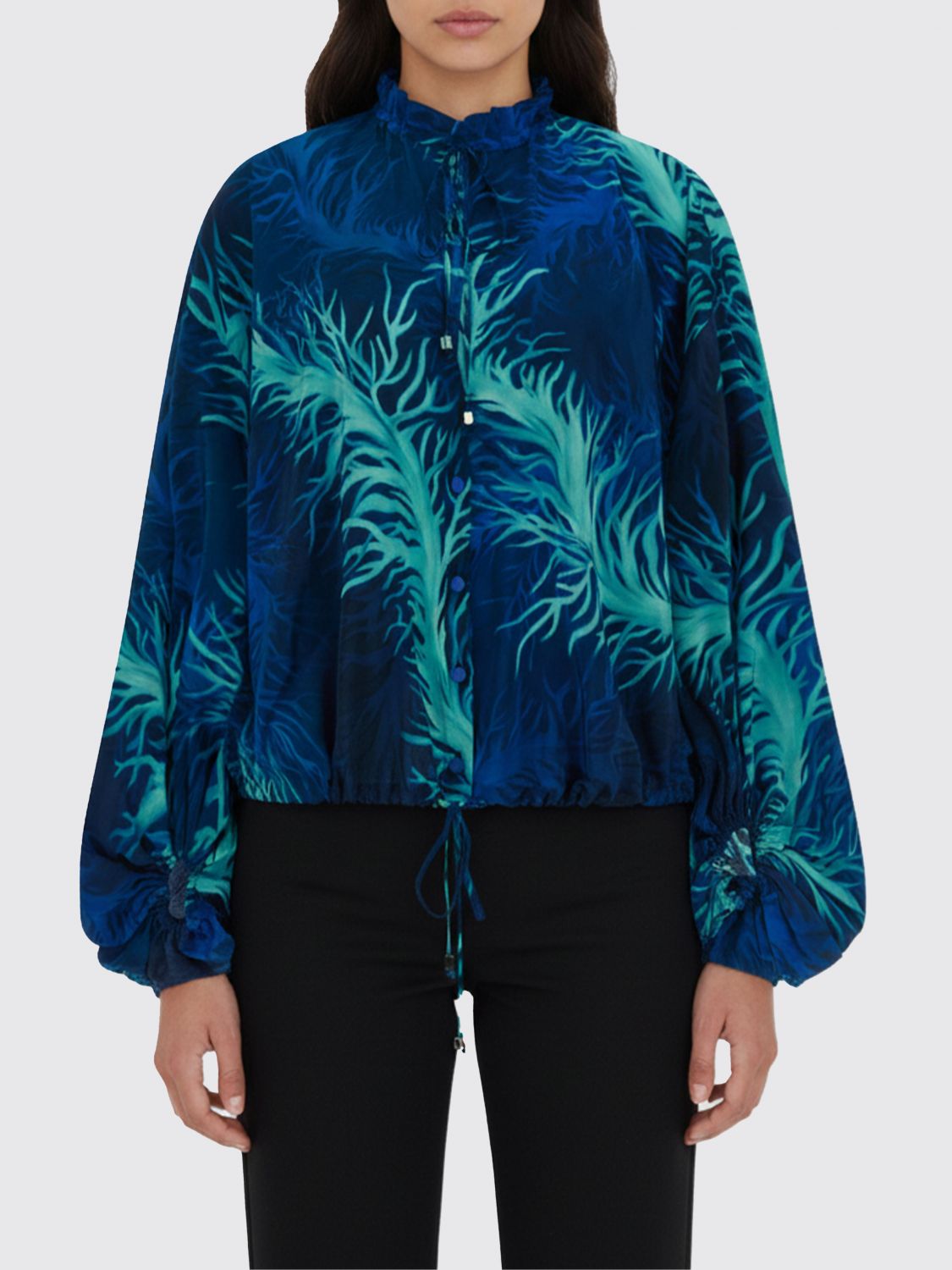 Top F. R.S FOR RESTLESS SLEEPERS Woman color Blue