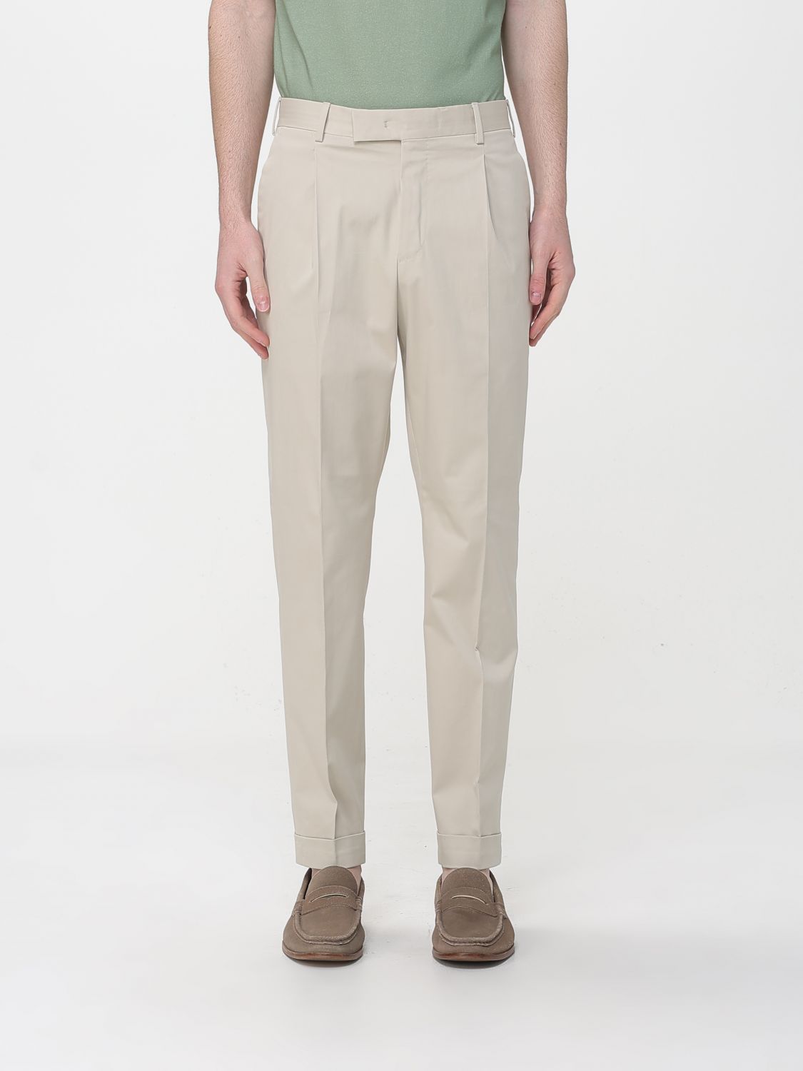 Pants Men color Beige