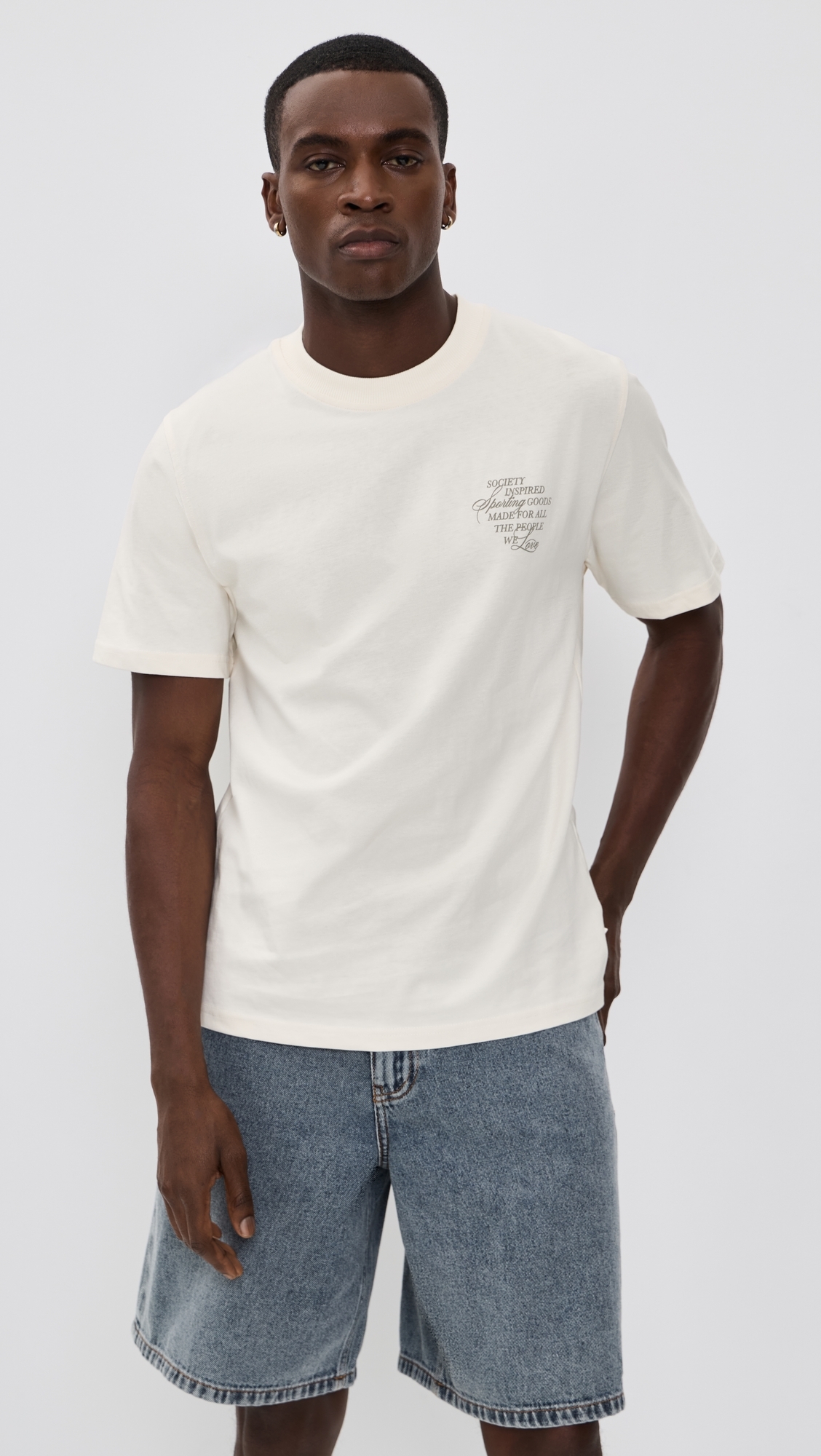 Ben Faience T Shirt Eggnog White