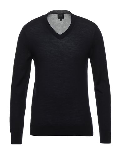 Man Sweater Midnight blue Size L Virgin Wool