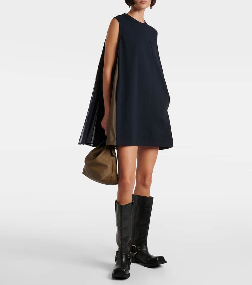 Paneled minidress