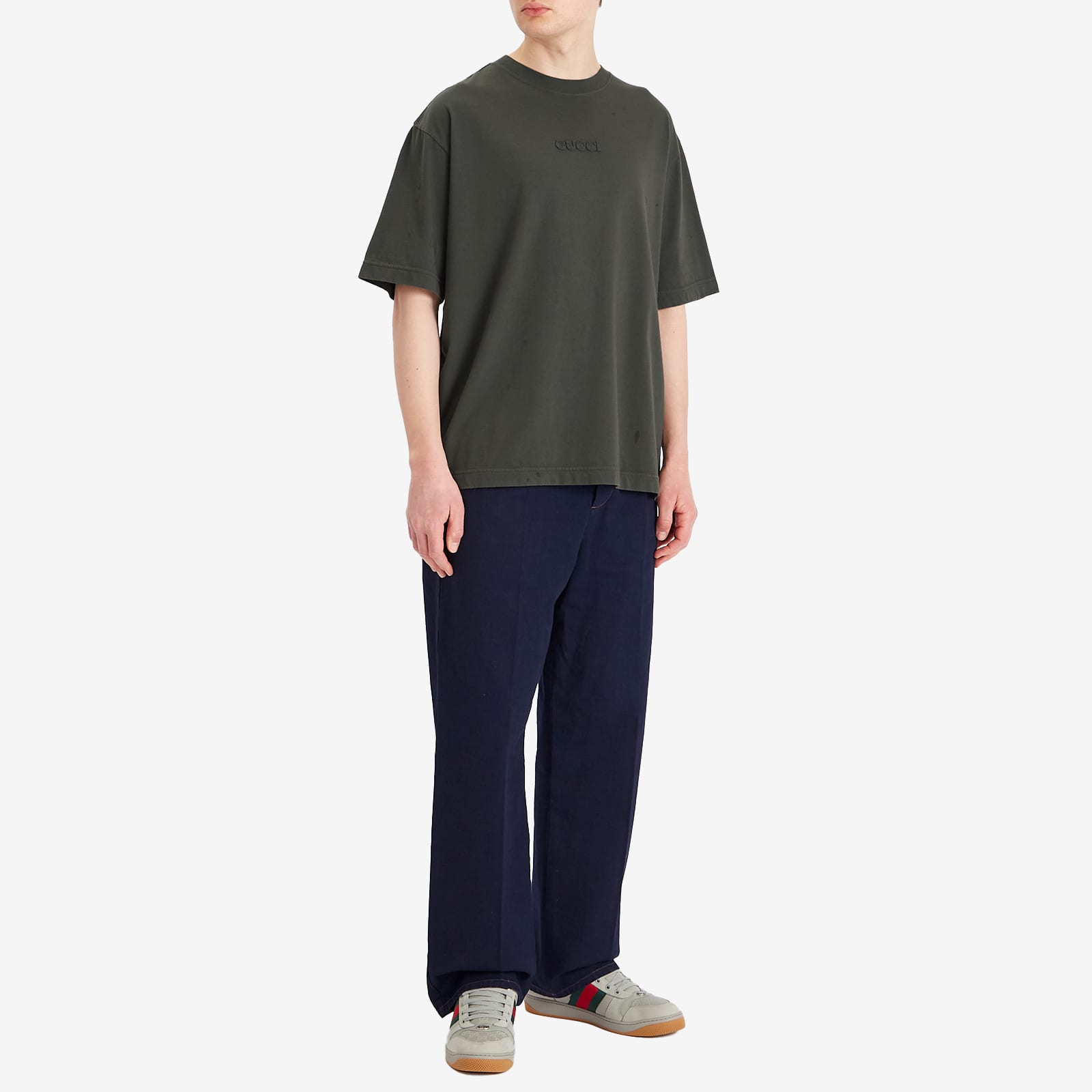 Men's Logo T-Shirt in Dark Military/Mix