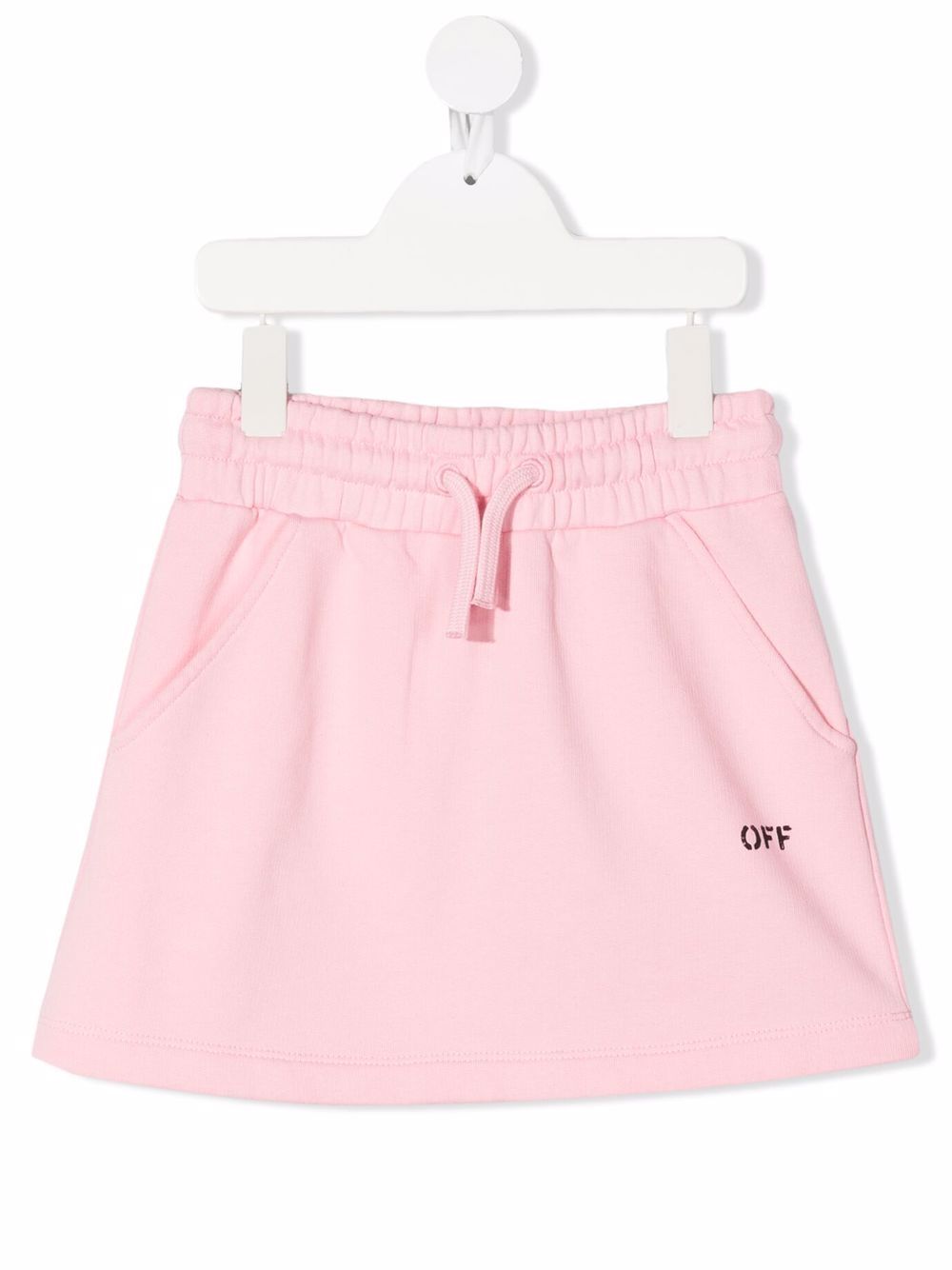 Logo-print track skirt - Pink