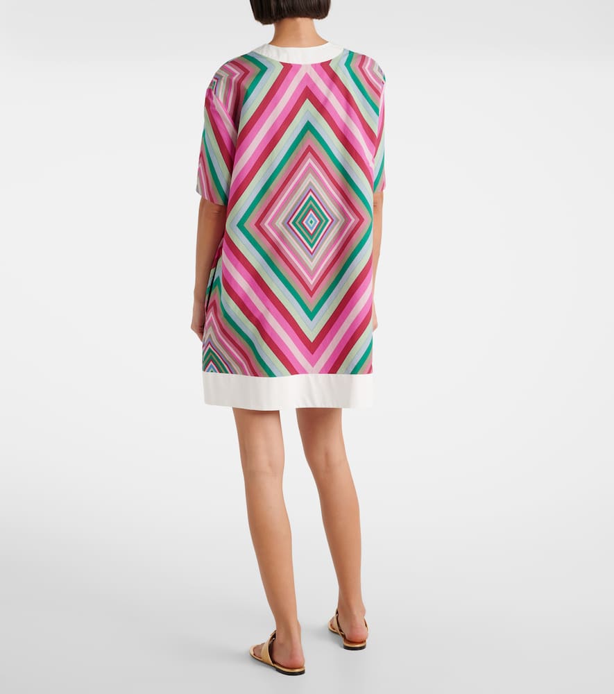 VGold Rhombus 75 cotton poplin minidress