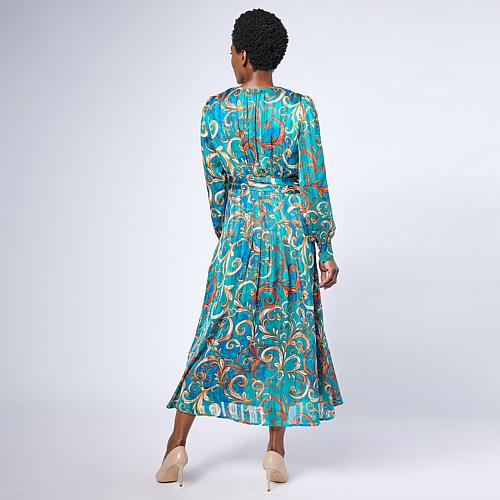 C Wonder by Christian Siriano Pintuck Chiffon Dress - Bodacious Bows