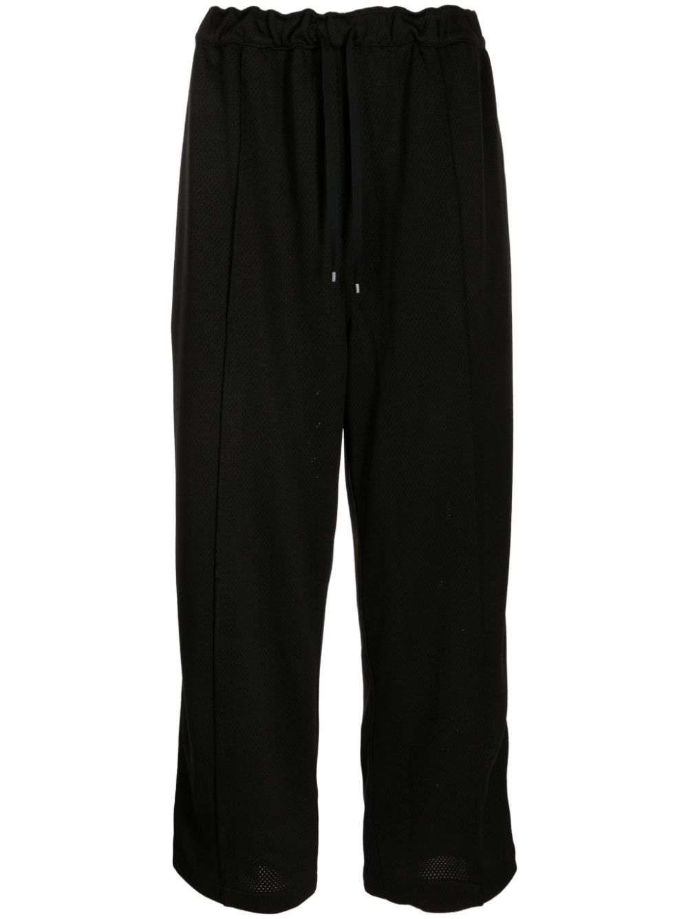 Paak mesh-design track pants - Black