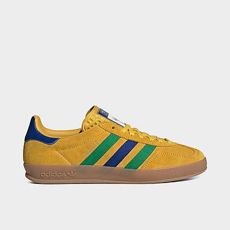 Men's Originals FIFA World Cup 2026 Brazil Gazelle Indoor Casual Shoes in EQT Yellow/Collegiate Royal/Green
