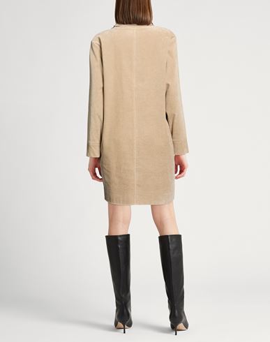 Woman Mini dress Beige Size 6 Cotton, Modal, Elastane
