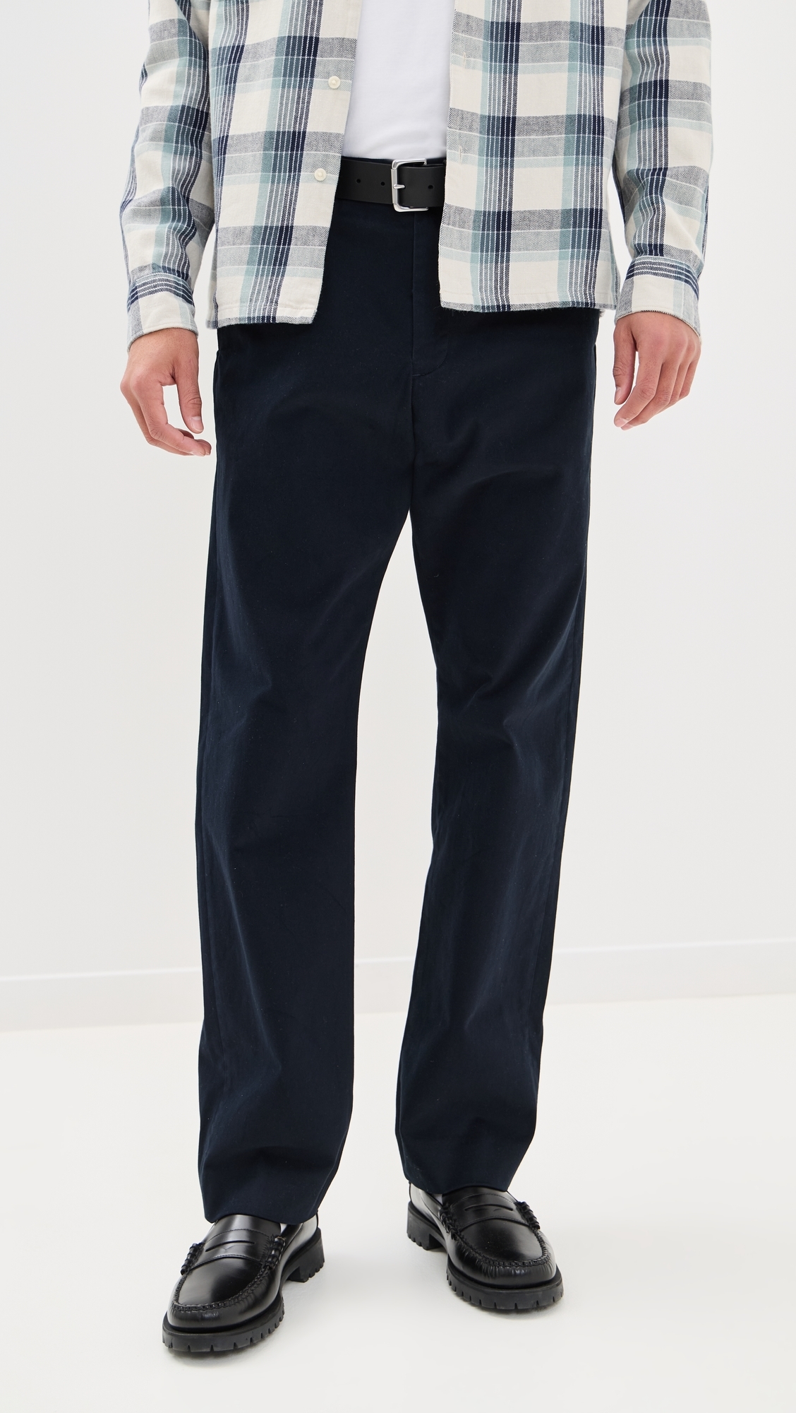 Louie Straight Fit Peached Cotton Chinos Coastal