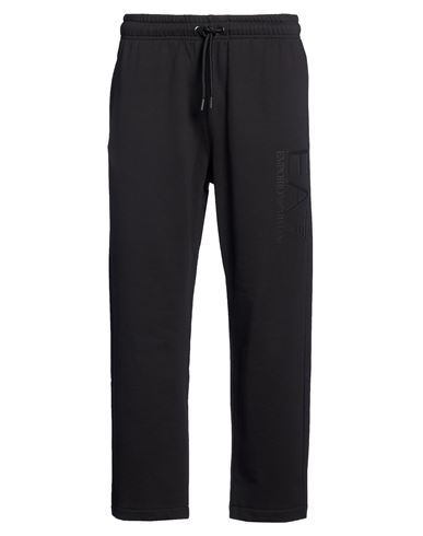 Man Pants Black Size M Cotton