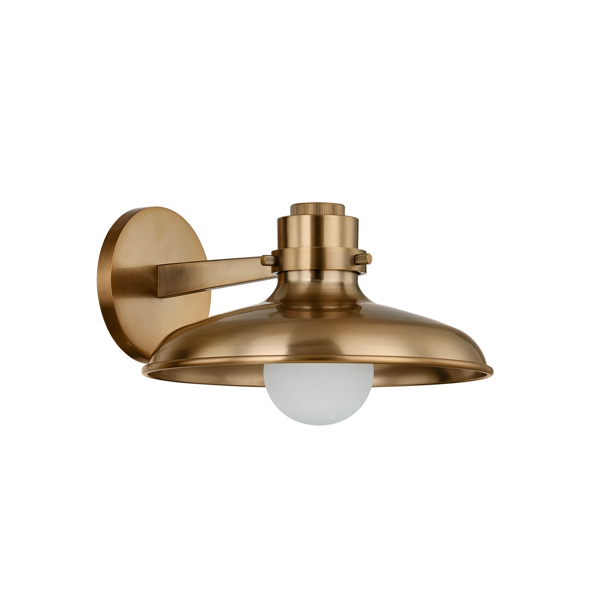 Patina Brass One Light Wall Sconce from the Rainhill Collection