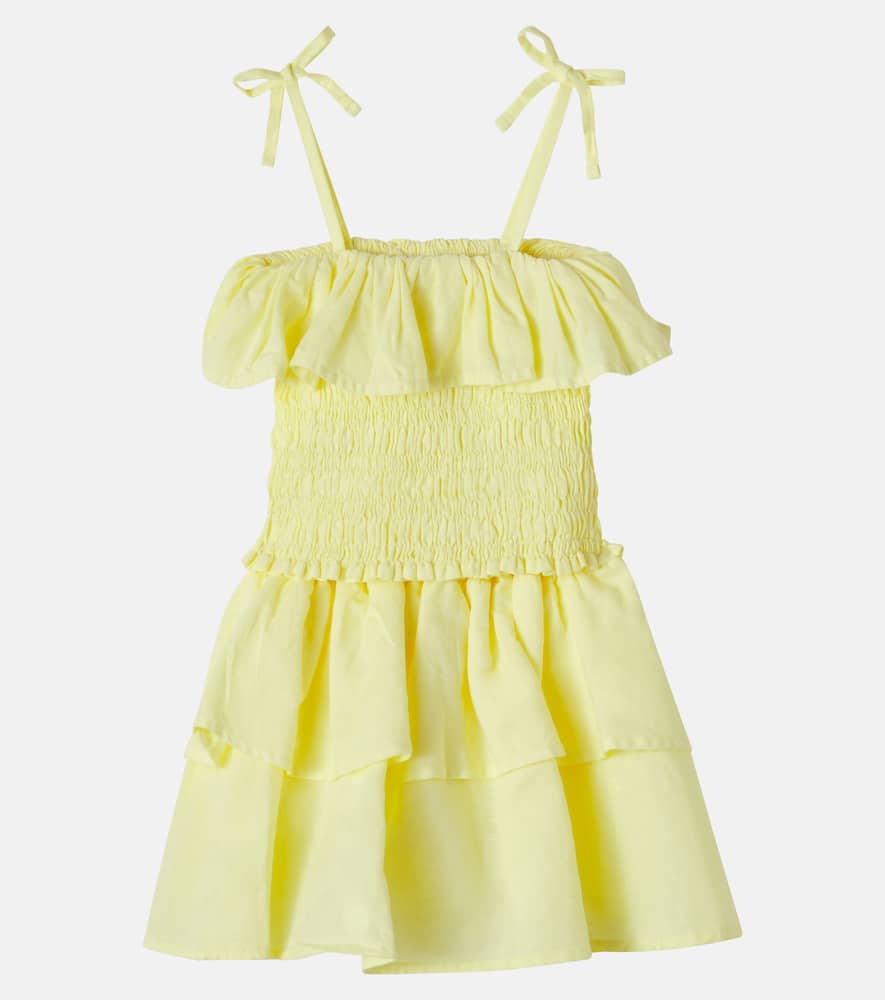 Bellis linen and cotton top and skirt set