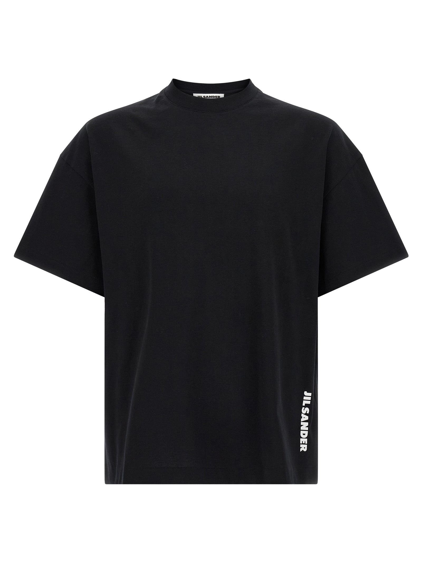 Logo-Print Cotton T-Shirt — Black