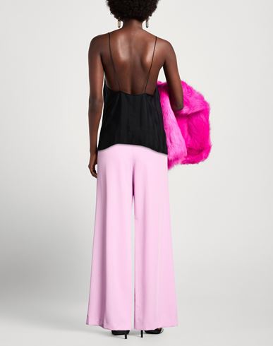 Woman Pants Pink Size M Polyester, Viscose, Elastane