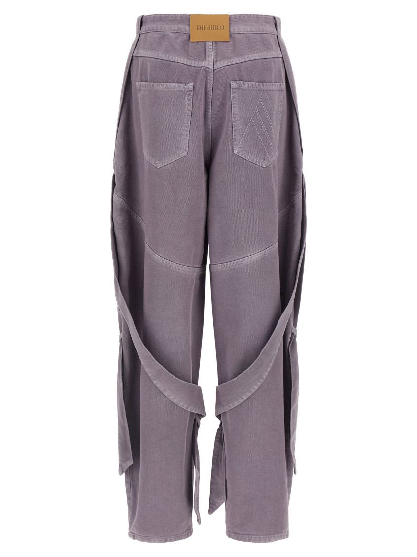 Garment-Dyed Jeans Purple