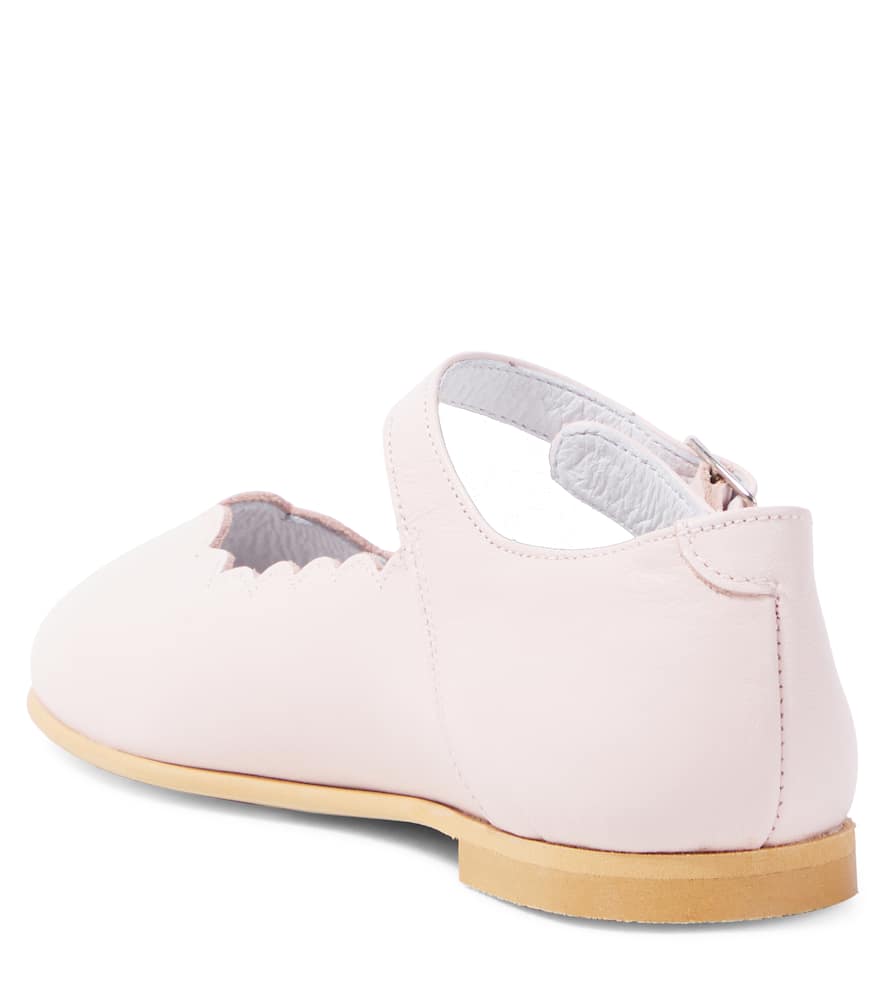Leather Mary Jane flats