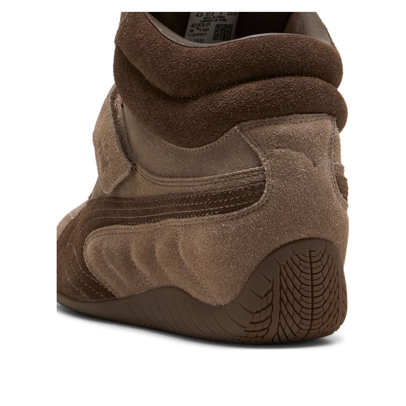 (WMNS) x Alexander McQueen Speedcat Mid Wedge 'Brown'