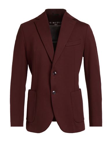 Man Blazer Chocolate brown Size 44 Cotton, Elastane