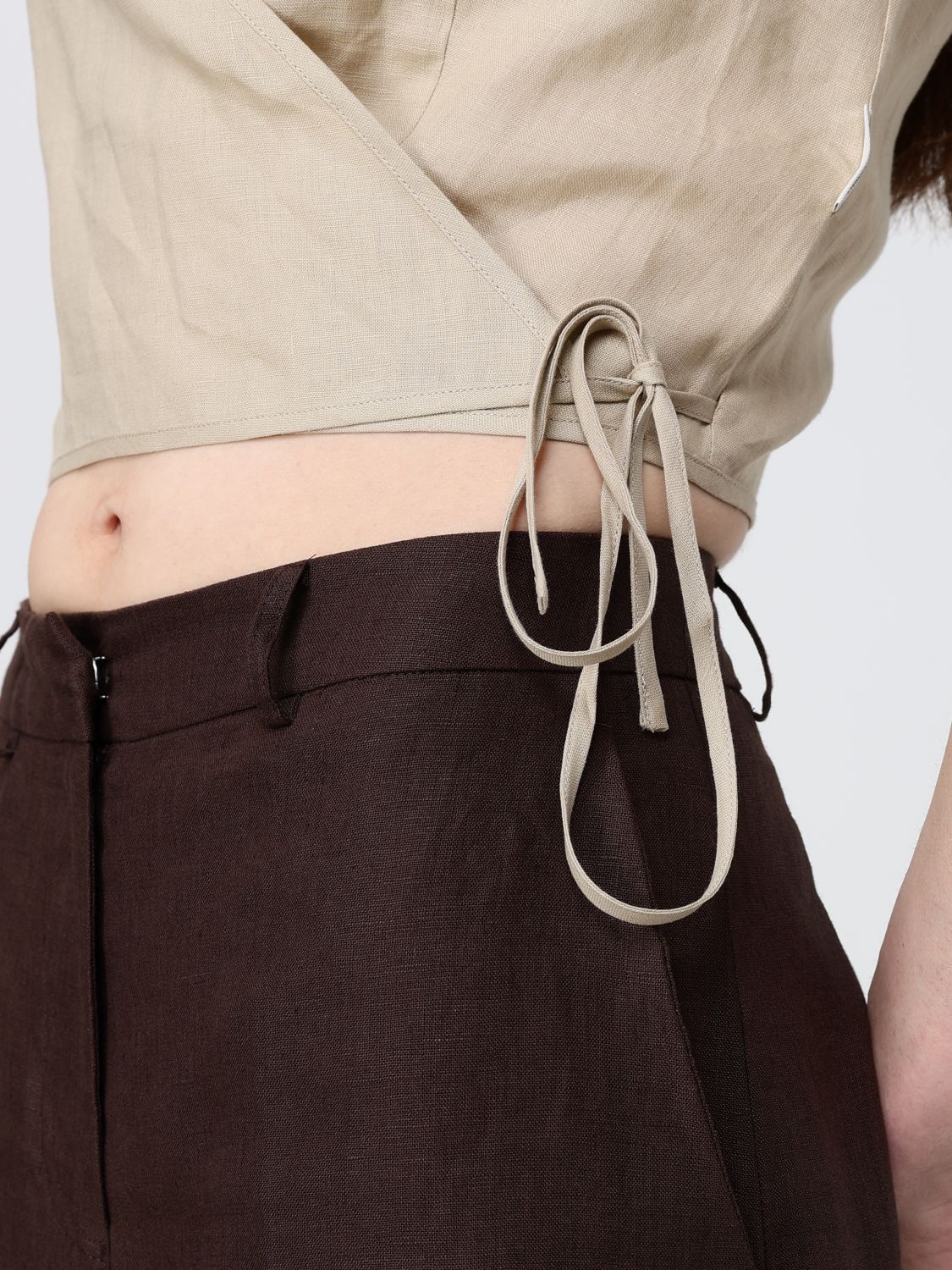 Top Woman color Beige