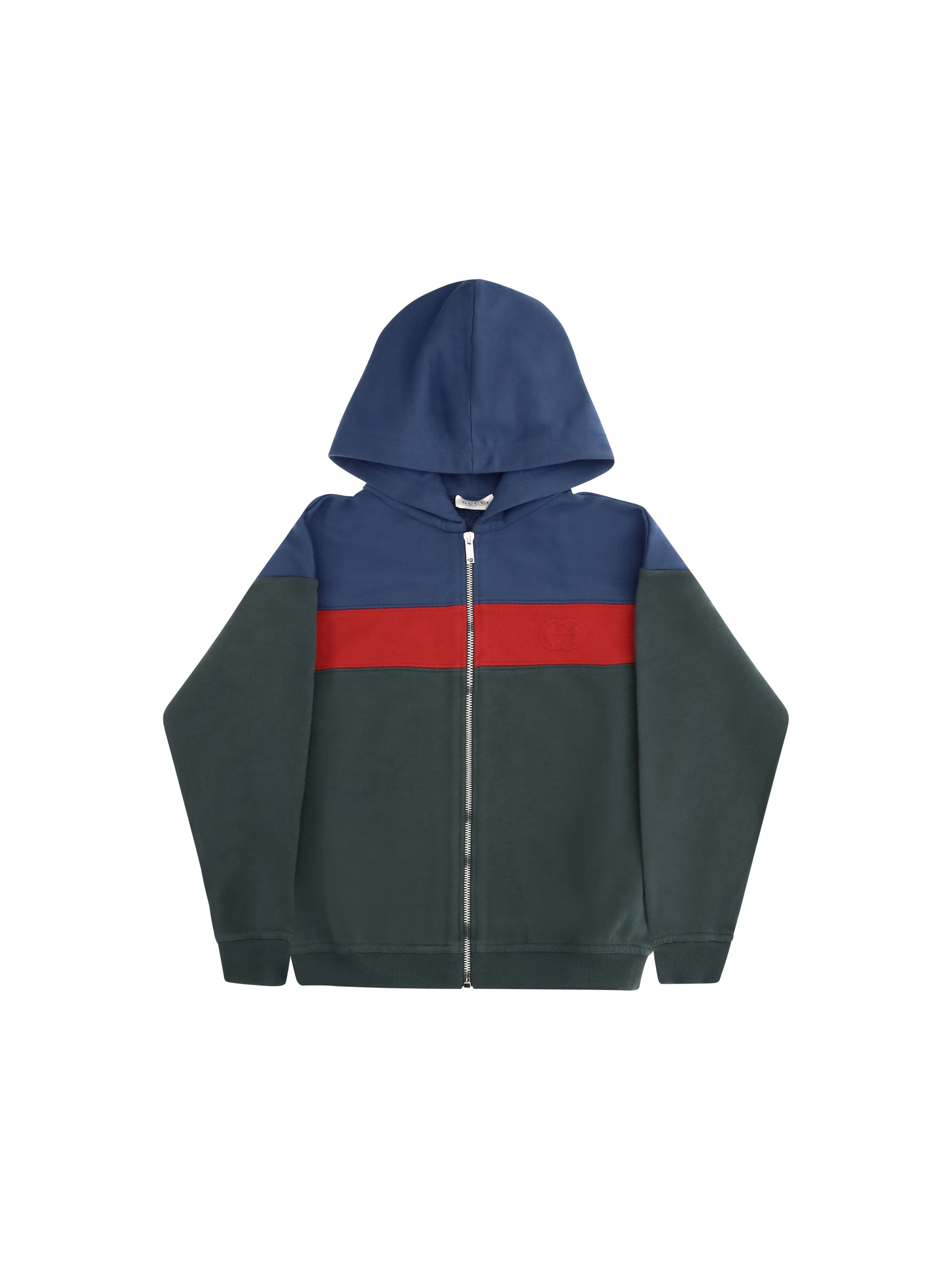Web Stripe Hoodie — Navy