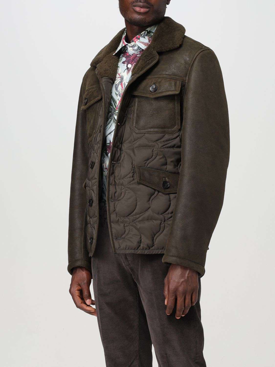Multi-pocket jacket - Green