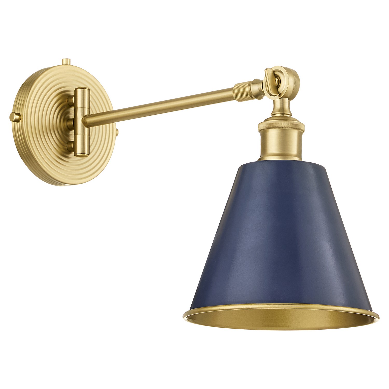 Blue Aged Brass Wall Mount from the Bailey Collection