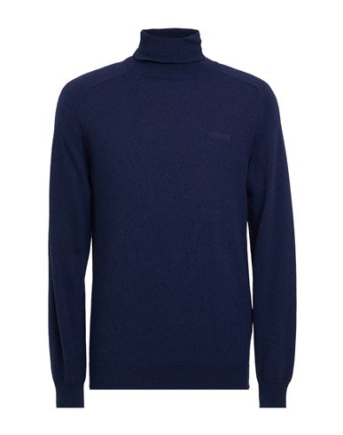 Man Turtleneck Navy Size 3XL Viscose, Wool, Polyamide, Cashmere