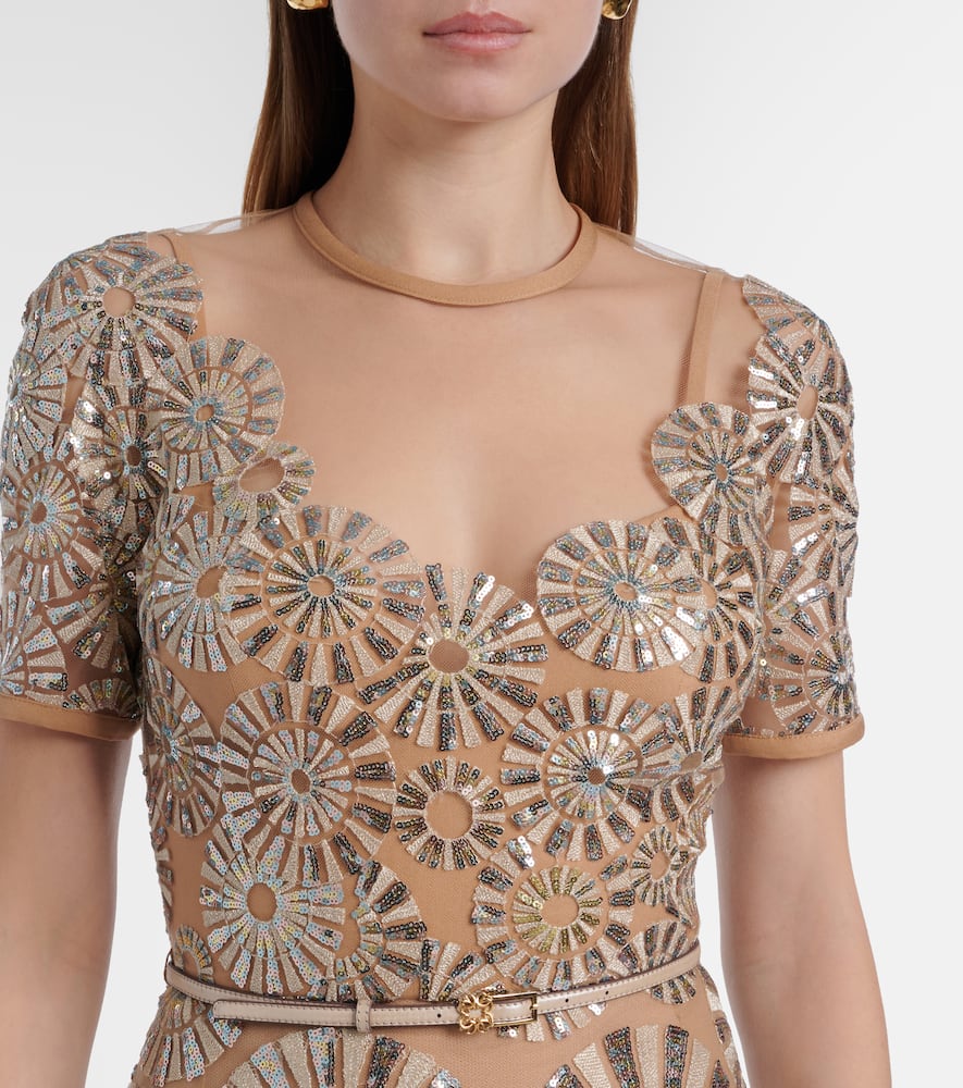 Sequined gown