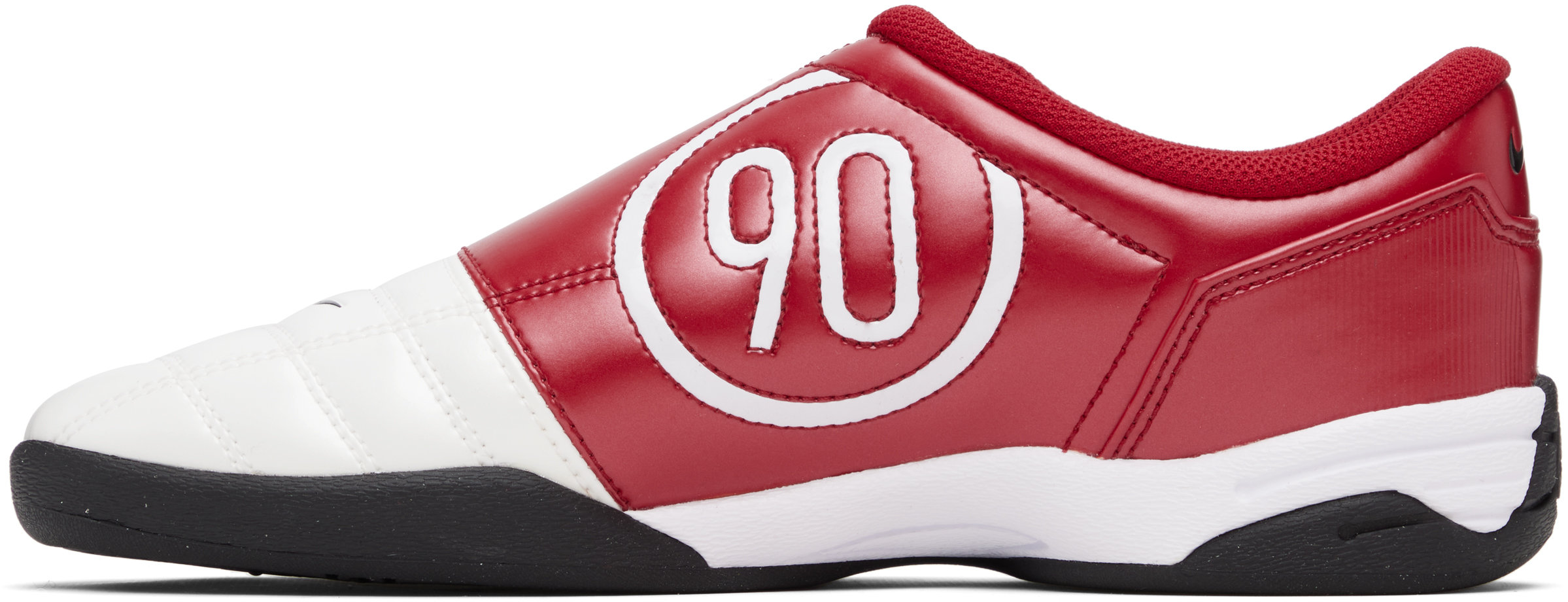 White & Red Total 90 Sneakers