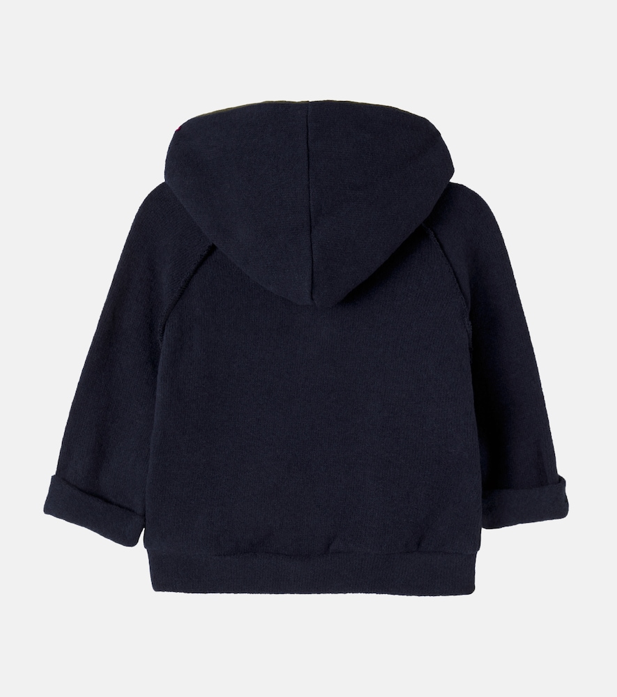 Baby Edmonton hooded cotton-blend cardigan