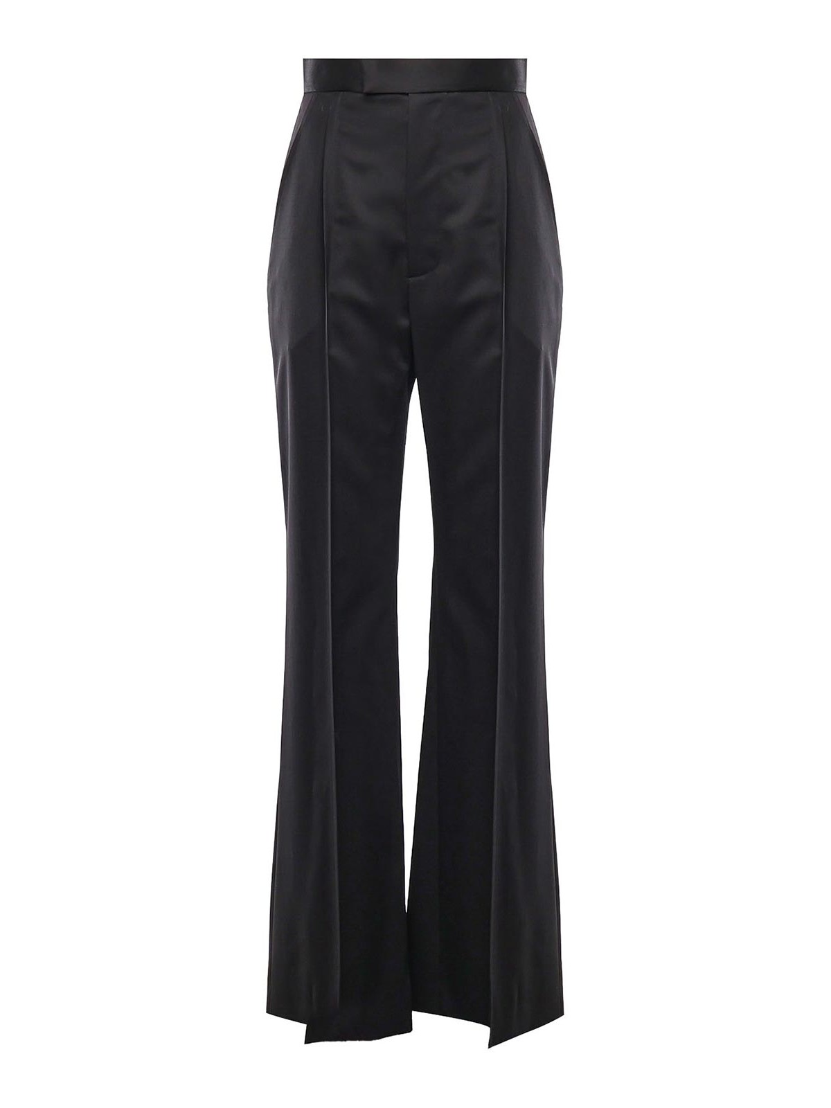 Wool Flared Trousers