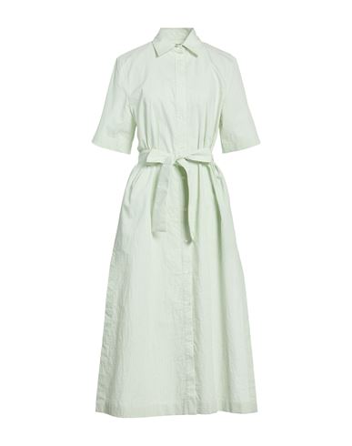 Woman Midi dress Light green Size 6 Cotton, Polyamide