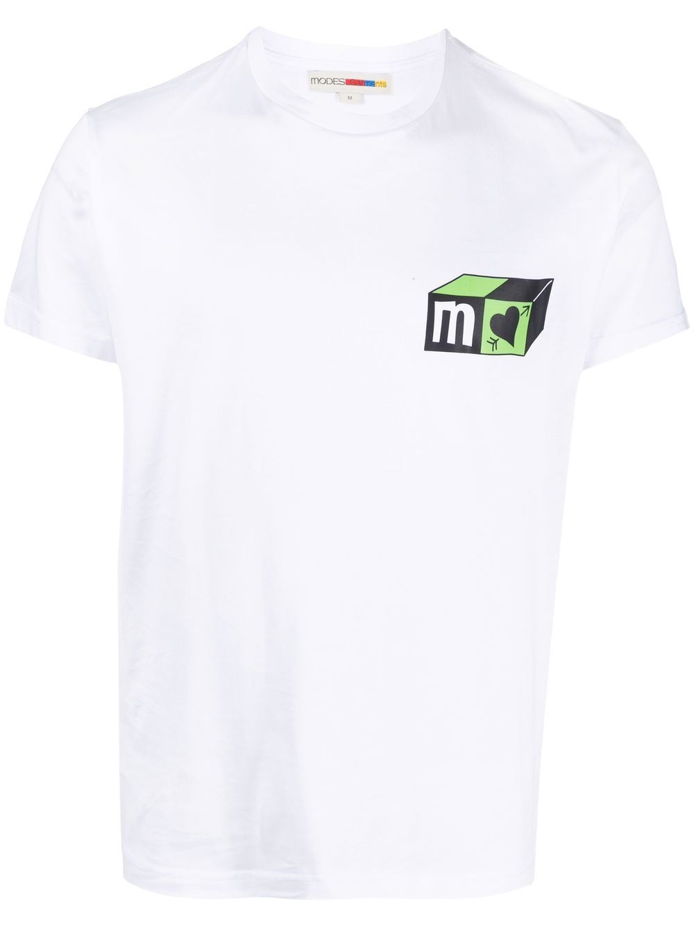 Graphic-print short-sleeved T-shirt - White