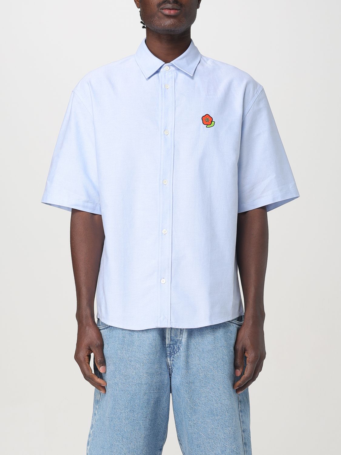 Boke Flower shirt - Blue
