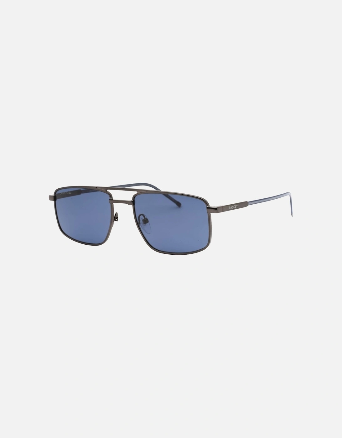 Men's Lacoste Blue Lensed Matte Dark Grey Sunglasses - Size: ONE size
