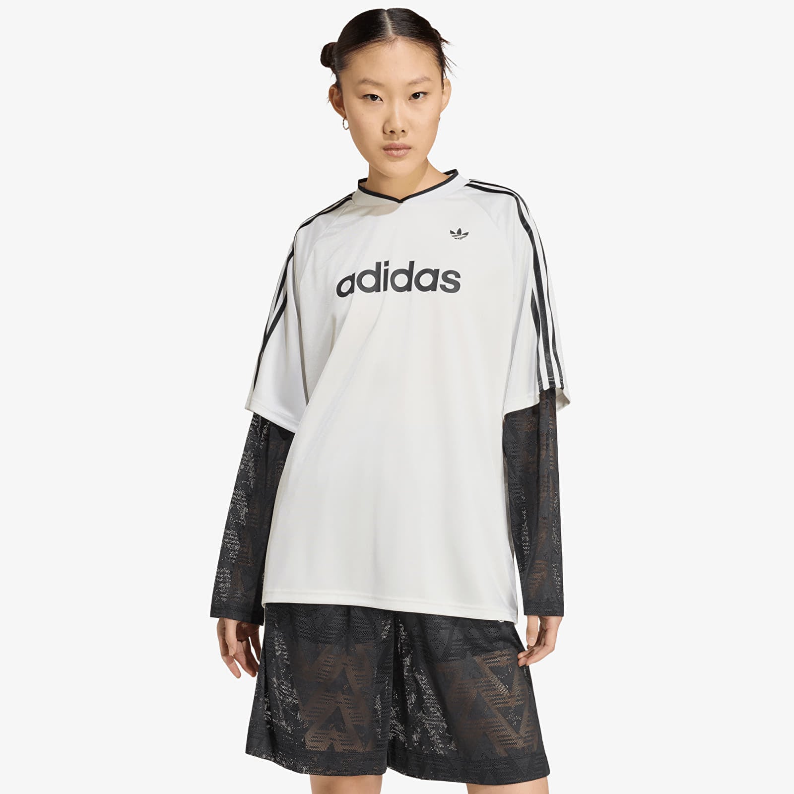 Jersey adidas Lace Long-Sleeve Jersey Cloud White