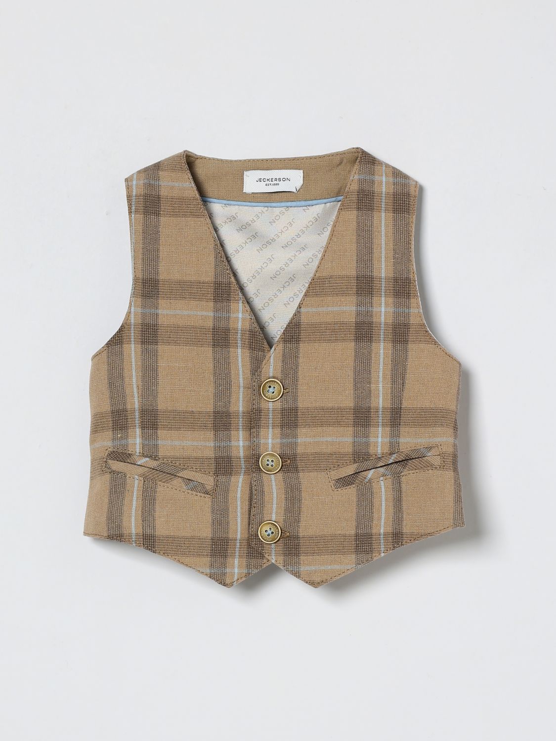 Waistcoat Kids color Brown