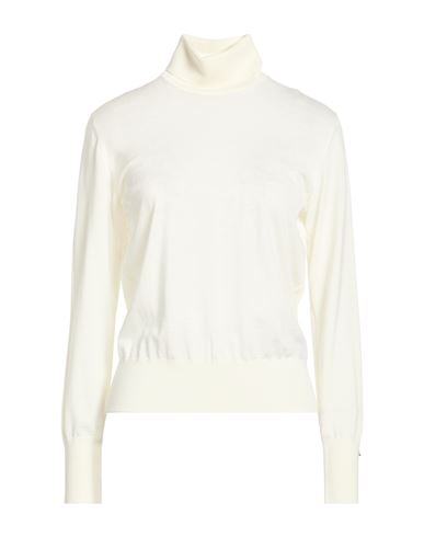 Resort Woman Turtleneck Cream Size 6 Virgin Wool