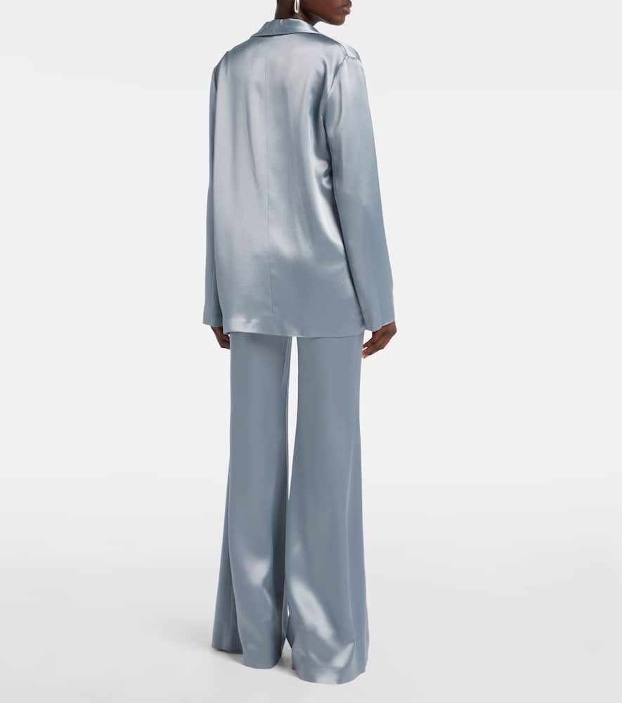 Julianne satin blazer