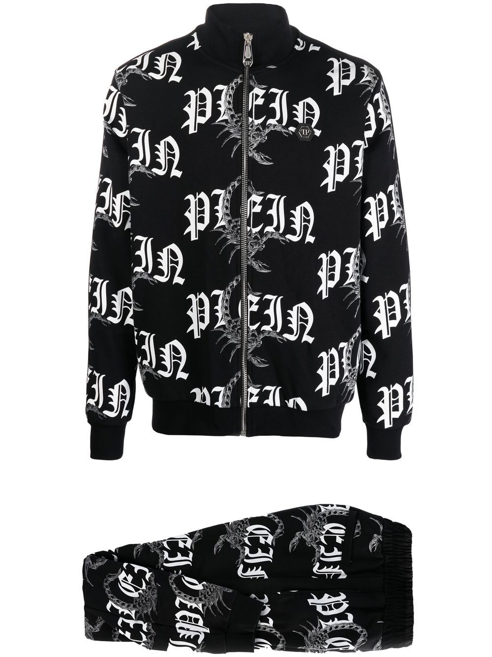 Graphic-print tracksuit - Black