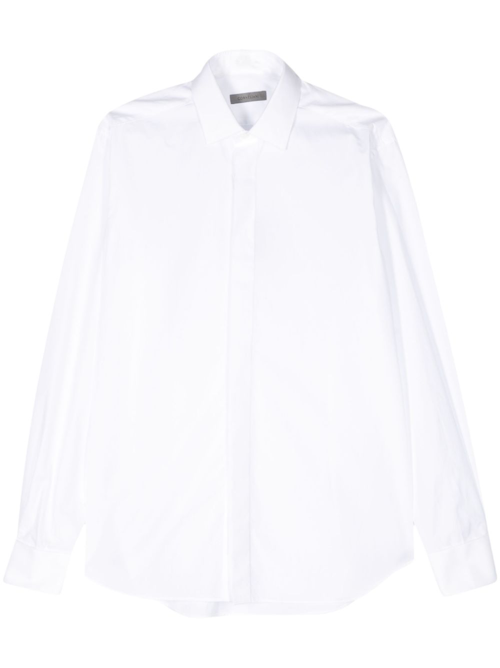 Cotton poplin shirt - White