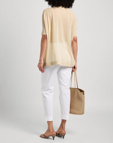 Liviana Conti Woman Sweater Beige Size 8 Cotton, Polyamide