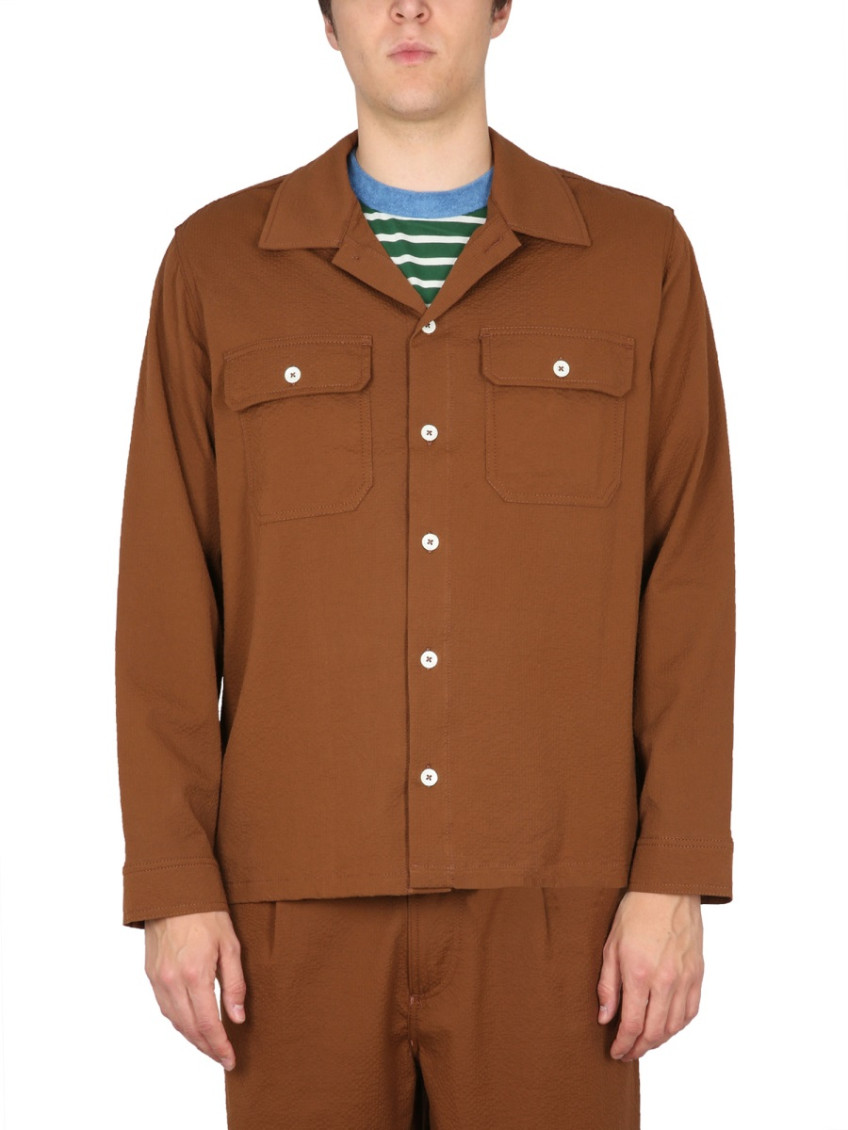 Brown Regular Solid Shirt